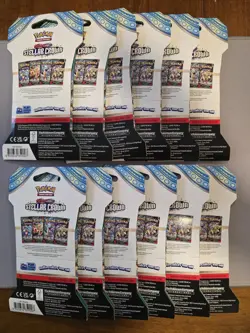 Pokemon Stellar Crown Sleeved Booster Packs X12 - Image 2