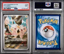 POKEMON PSA 9 PACHIRISU ILLUSTRATION RARE 208/198 SCARLET e VIOLET ENGLISH 2023! - Image 3