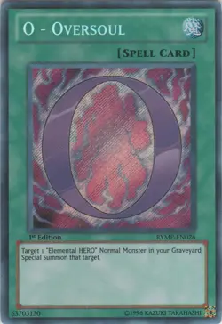 Yugioh! MP O - Oversoul - RYMP-EN026 - Secret Rare - 1st Edition Moderately Play - Image 1