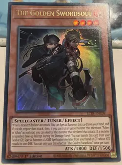 ** The Golden Swordsoul ** #BLTR-EN109 NEAR MINT Ultra Rare YUGIOH! - Image 1