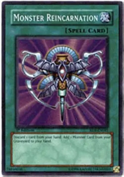 Yugioh! LP Monster Reincarnation - RDS-EN045 - Super Rare - 1st Edition Lightly - Image 1