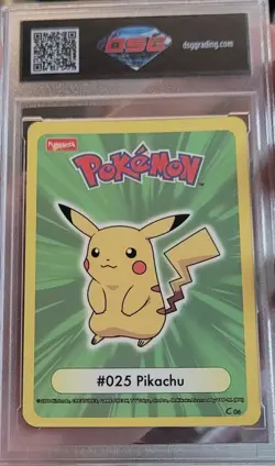 2004 Pokemon Funskool India Who Am IU Series Pikachu DSG 9.5 - Image 2