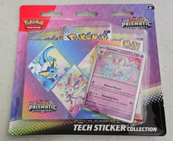 Pokemon TCG Prismatic Evolutions Tech Sticker Collection Sylveon Promo Card New - Image 1