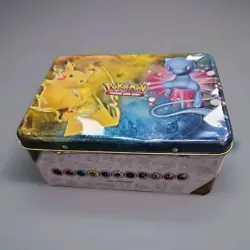 Pokemon Shining Legends | Collectors Chest/Lunchbox tin trading card mew pikachu - Image 1