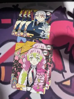 Demon Slayer Trading Cards Bulk Lot - Kimetsu No Yaiba - 100+ Cards Bulk Lot - Image 4
