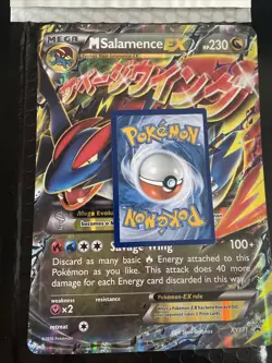 Mega Salamence EX XY171 HP JUMBO CARD Pokemon TCG Black Star Promo - Image 2