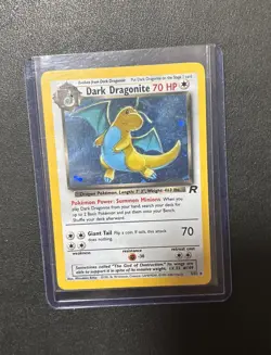 Pokemon Dark Dragonite Holo Rare Unlimited TCG Card 5/82 LP/NM - Image 1