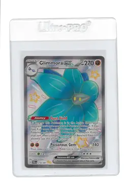 Glimmora ex - 218/091 - Pokemon Paldean Fates Shiny Full Art Ultra Rare Card NM - Image 1