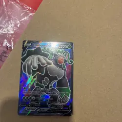 Pokemon TCG Rillaboom v Rebel Clash Holo Card 175/192 Full Art Ultra Rare - Image 1