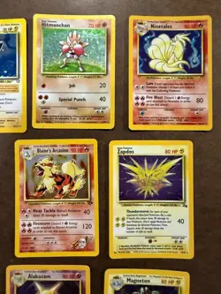 10 vintage Pokemon Holofoil cards 1999 Promo Eevee Mewtwo Pichu more - Image 3