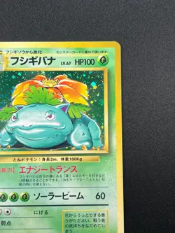 Swirl [NM] Venusaur Pokemon Card Japanese No.003 Base Basic Set Vintage Holo 7D1 - Image 5