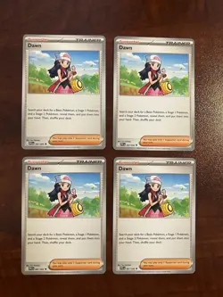 Pokemon TCG 4x Dawn 087/094 PLAYSET Phantasmal Flames SET OF 4 Pokemon Cards NM - Image 2
