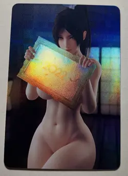 SEXY HEROINE WAIFU Mai Shiranui THE KING OF FIGHTERS ACG PREMIUM HOLOFOIL CARD M - Image 1