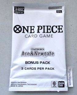 Ace & Newgate Bonus Pack One Piece Card Game Starter Deck ST22 English - Image 1