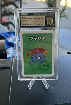 2019 Pokemon Old Maid Gloom Playing Cards Japanese CGC 10 Pristine - Image 1