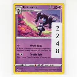 Pokemon TCG Gothorita 074/189 Swsh03: Darkness Ablaze Regular Card EN-NM 2020 - Image 3
