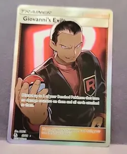 Giovanni's Exile Trainer 2019 Pokemon Card - Image 1
