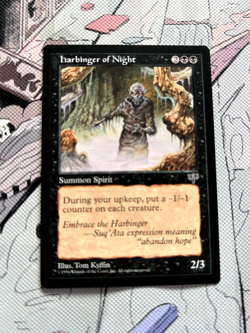 Harbinger of Night | Near Mint | Mirage (1996) | Classic (MTG) Magic Card - Image 1
