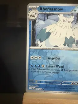 ABOMASNOW - 60/182 Destined Rivals NM - Reverse Holo Uncommon - Pokemon TCG Card - Image 2