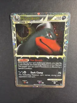 Pokemon TCG Houndoom Prime Undaunted Holo Card 82/90 - LP+ - Image 5