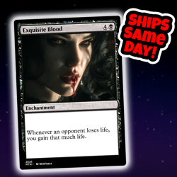 Exquisite Blood - Custom Art Magic: The Gathering Playtest Card - Commander EDH - Image 1