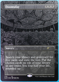 Doomsday (Secret Lair ETCHED Promo) FOIL NM MTG MAGIC CARD (507850) ABUGames - Image 1