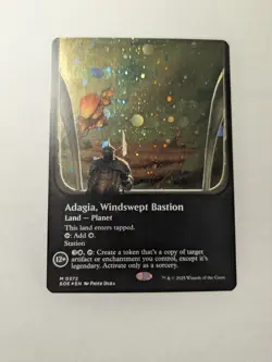 Adagia, Windswept Bastion Borderless Galaxy Foil Edge of Eternities Foil 372 MtG - Image 1