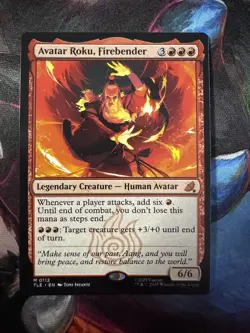 Avatar Roku, Firebender - TLE 0112 - NM - MTG Magic - Image 1