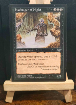 Harbinger of Night - Mirage - Excellent/LP - MTG - Image 1