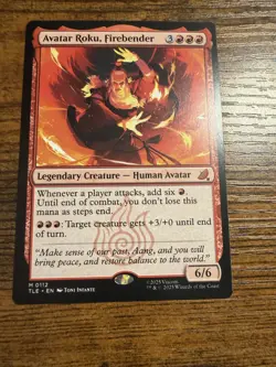 MTG Magic The Gathering Avatar Roku Firebender Eternal Mythic! - Image 1