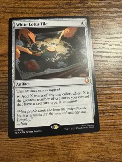 MTG Magic The Gathering Avatar White Lotus Tile Mythic! - Image 1