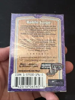Magic The Gathering URZA'S DESTINY Battle Surge NEW SEALED SHIPS FAST/FREE - Image 2