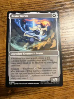 MTG Magic The Gathering Avatar The Legend of Kuruk Avatar Kuruk Mythic! - Image 2