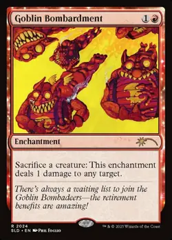 1x Goblin Bombardment (2024) NM-Mint, English Secret Lair MTG Magic - Image 1