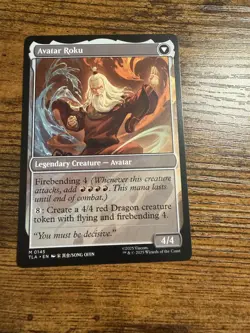 MTG Magic The Gathering Avatar The Legend of Roku Avatar Roku Mythic! - Image 2