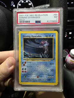 Pokemon Neo Revelation Holo Rare Shining Gyarados #65 PSA 7 Vintage - Image 1