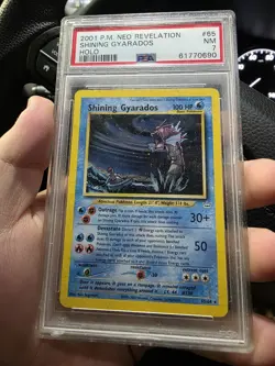 Pokemon Neo Revelation Holo Rare Shining Gyarados #65 PSA 7 Vintage - Image 3