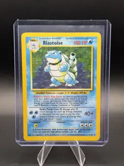 Blastoise 002/102 Base Set Holo Pokemon TCG LP/MP (See Photos) - Image 1