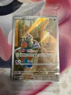 SEALED Pokemon Mimikyu SVP 075 - Holo Black Star Promo NM - Image 1