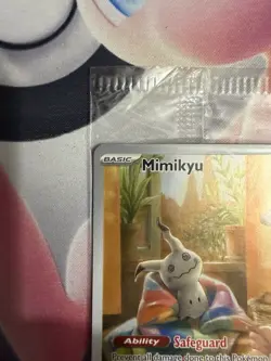 SEALED Pokemon Mimikyu SVP 075 - Holo Black Star Promo NM - Image 2