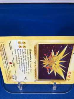 Zapdos Unlimited Fossil 15/62 Pokemon Holo HP Collectible - Image 2