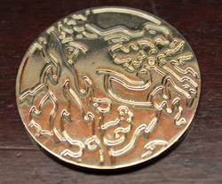 Pokemon TCG Charizard Ultra Premium Collection UPC Metal Gold Coin - Image 1