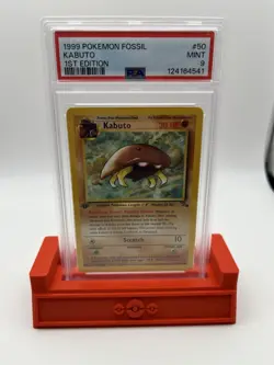 PSA 9 1999 Pokemon Fossil Kabuto #50 1st Edition - Image 1
