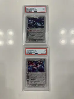 2007 POKEMON EX POWER KEEPERS SKARMORY & METAGROSS EX-HOLO BOTH PSA 9s - Image 1