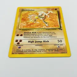 Pokemon TCG - Hitmonlee - 22/62 - Fossil - LP Unlimited Rare (1999) - Image 3