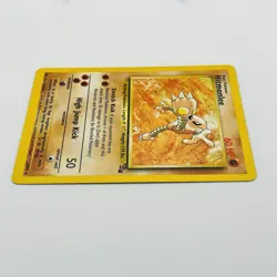 Pokemon TCG - Hitmonlee - 22/62 - Fossil - LP Unlimited Rare (1999) - Image 4