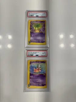 2001 POKEMON JAPANESE VS 1ST EDITION WILL'S EXEGGUTOR & SLOWKING both PSA 10s - Image 1