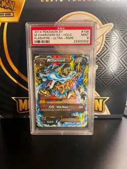 Pokemon M Charizard EX 108/106 Secret Rare XY Flashire 2014 PSA 9 MINT COOL CERT - Image 1