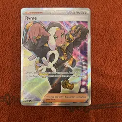 Pokemon TCG Ryme SV03: Obsidian Flames 221/197 Holo Ultra Rare Near Mint NM - Image 1