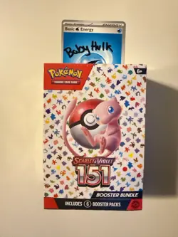 Pokemon TCG Scarlet and Violet 151 Booster Bundle 6 Packs Brand New Sealed - Image 1